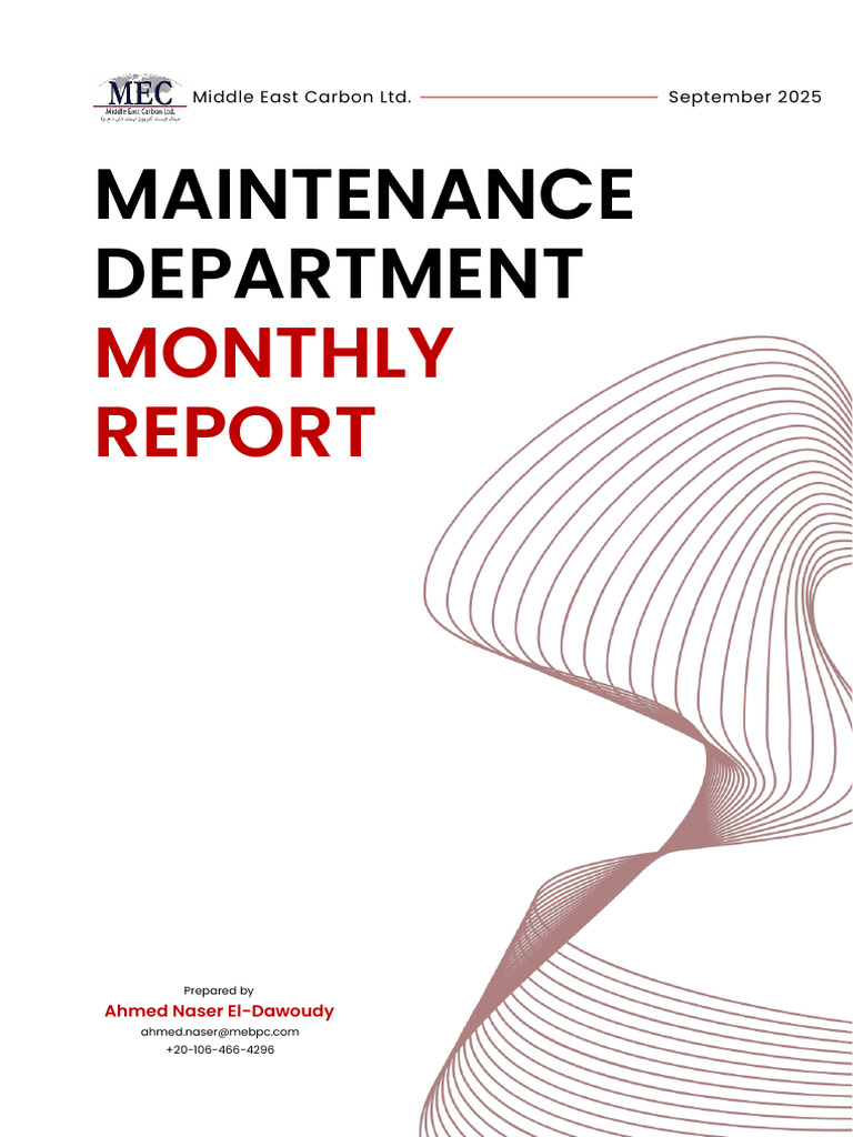 September 2025 Maintenance Report | PDF | Systems Engineering
