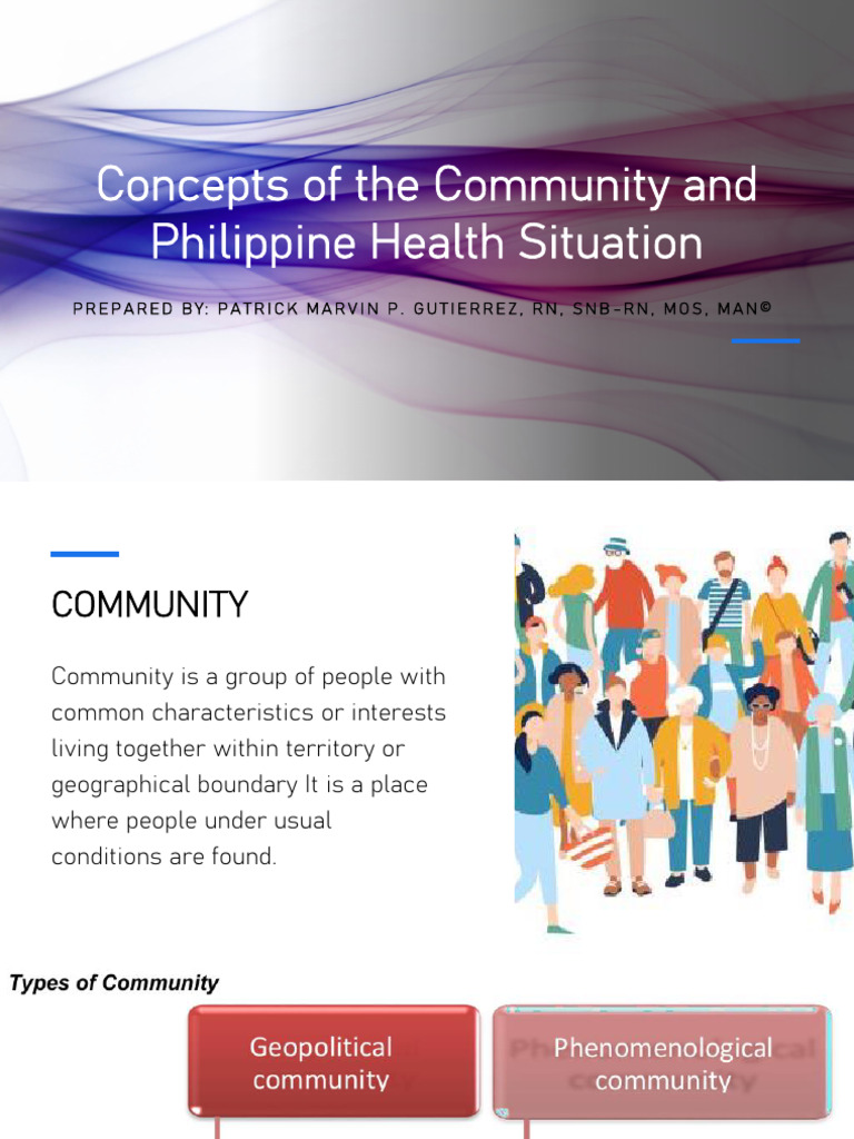 Philippine Community Health Overview | PDF | Medical Specialties ...
