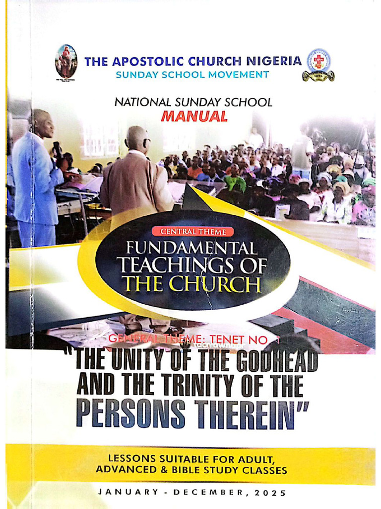 2025 Sunday School Manual 1 15 Pdf 