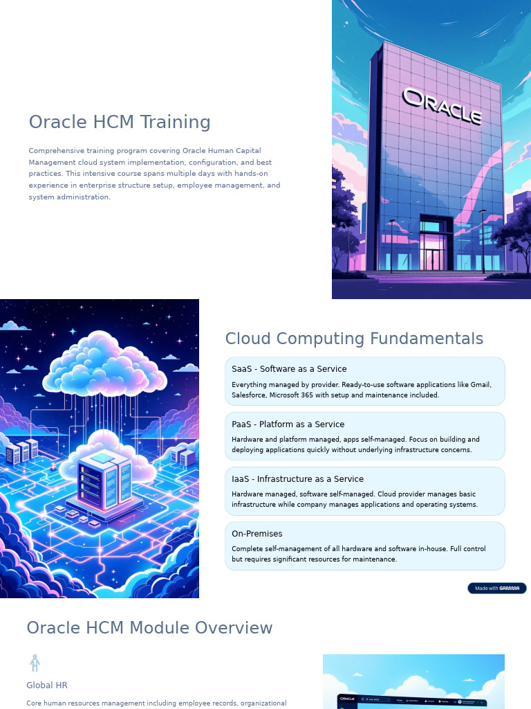 Oracle HCM Training and Implementation Guide | PDF | Software As A ...