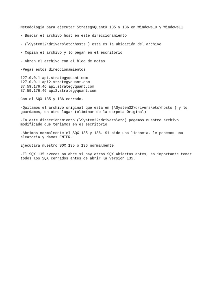 Guia Instalacion SQX 135 y 136 | PDF
