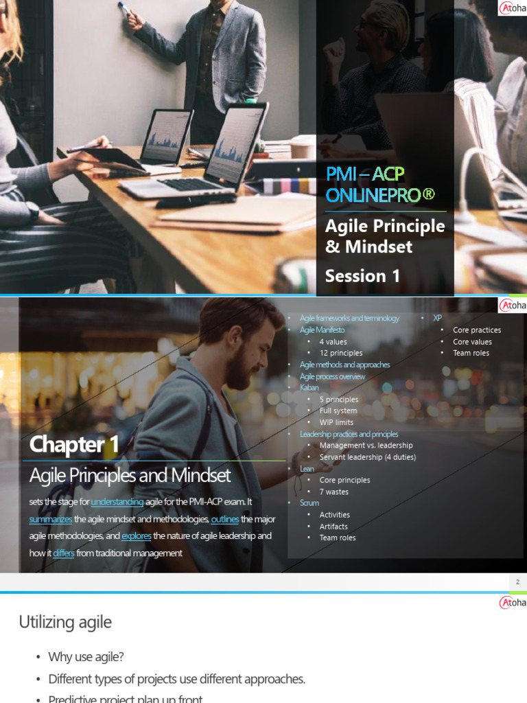 Agile Principles and Mindset Overview | PDF | Scrum (Software ...