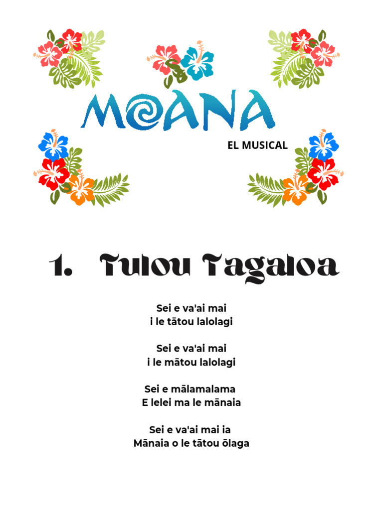 Moana: Tulou Tagaloa y su legado | PDF