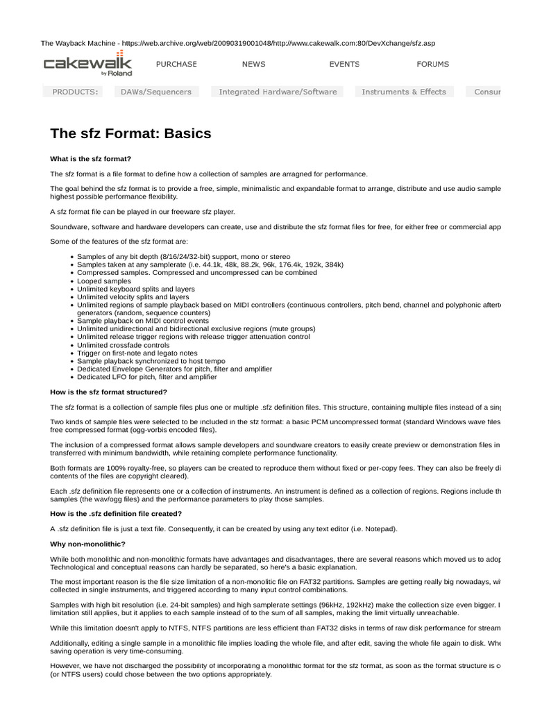 Understanding the sfz Format Basics | PDF | Pitch (Music) | Computer File