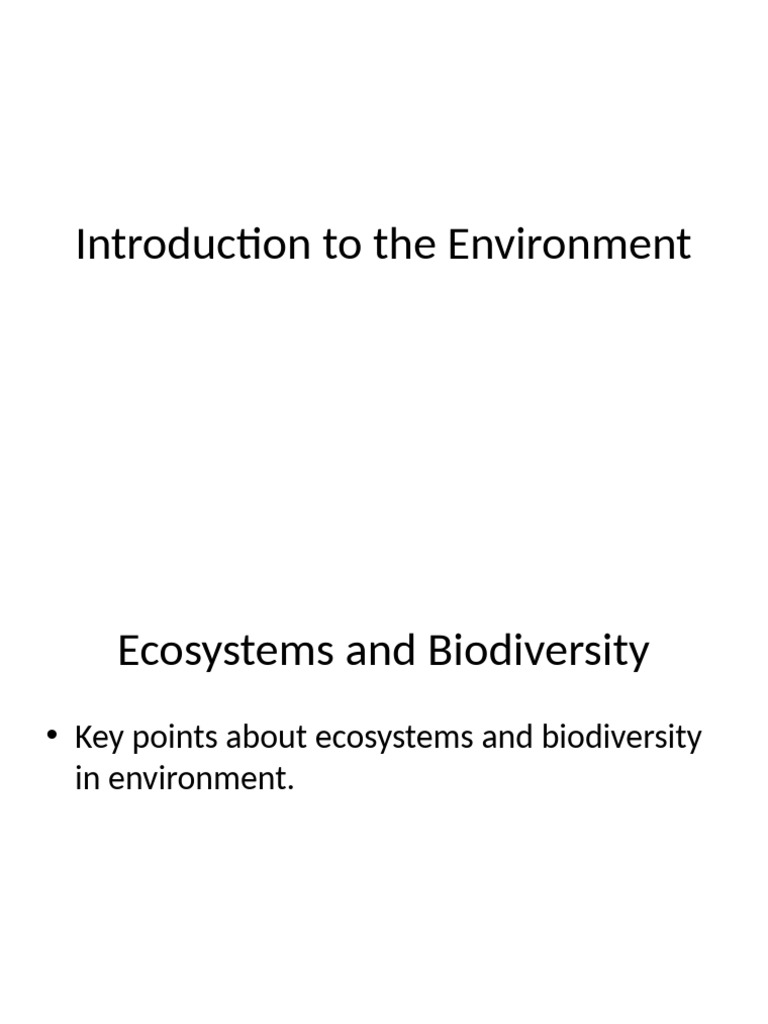 Environment | PDF