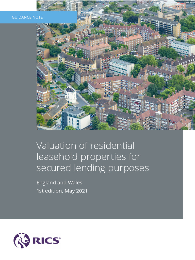 Valuation of Residential Leasehold Properties For Secured Lending ...