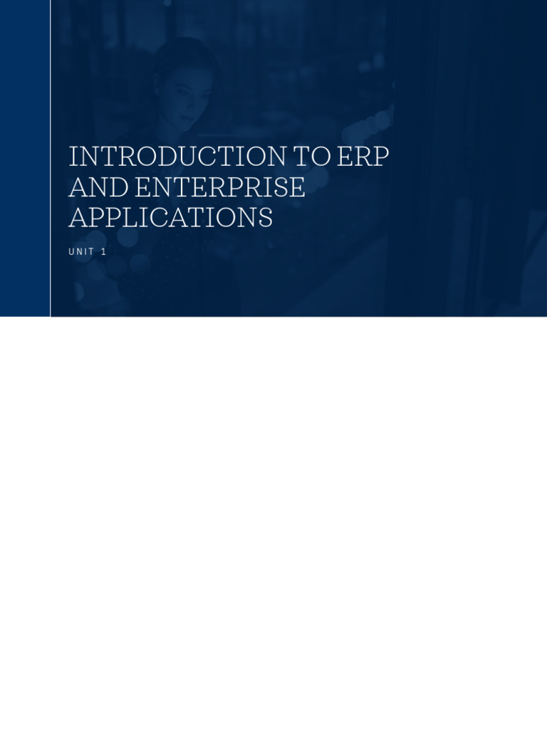 ERP: Integrating Business Processes | PDF | Enterprise Resource ...
