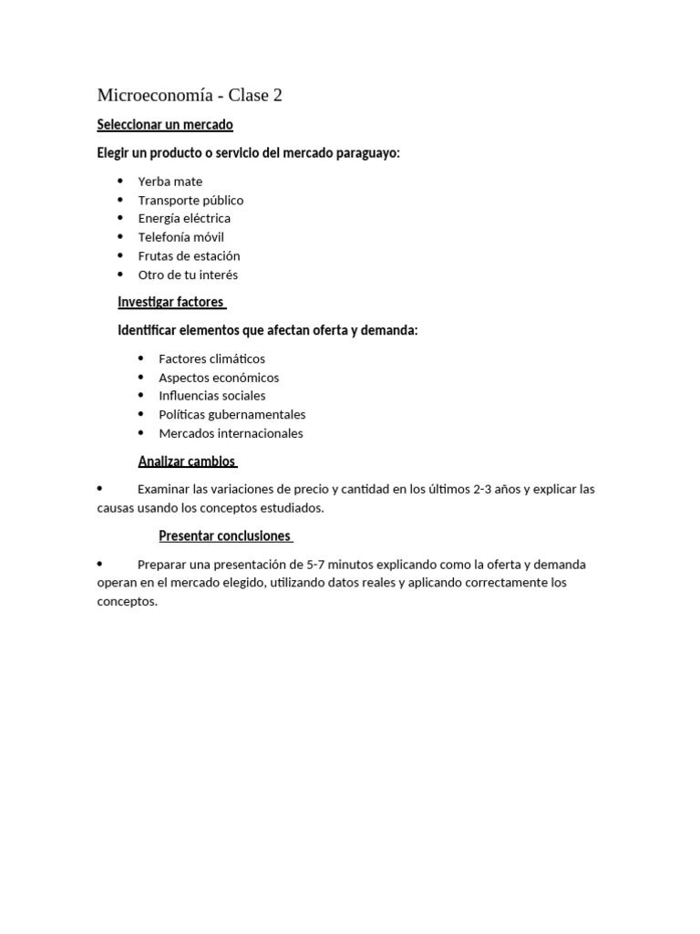 Micro Clase 2 | PDF