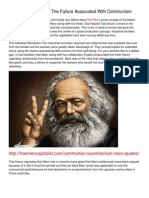 Karl Marx As Well As The Failure Associated With Communism