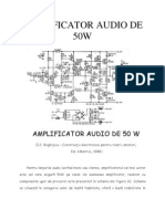 Amplificator Audio de 50w