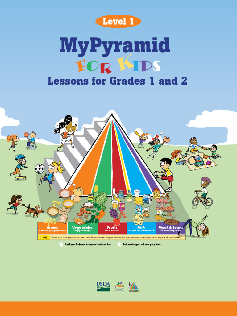 MyPyramid Lessons for Grades 1-2 | PDF | Foods | Vegetables