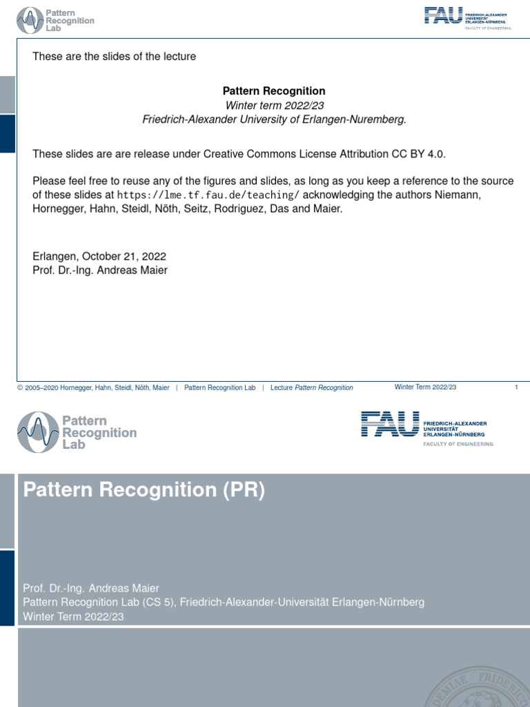 Naïve Bayes in Pattern Recognition | PDF | Normal Distribution ...