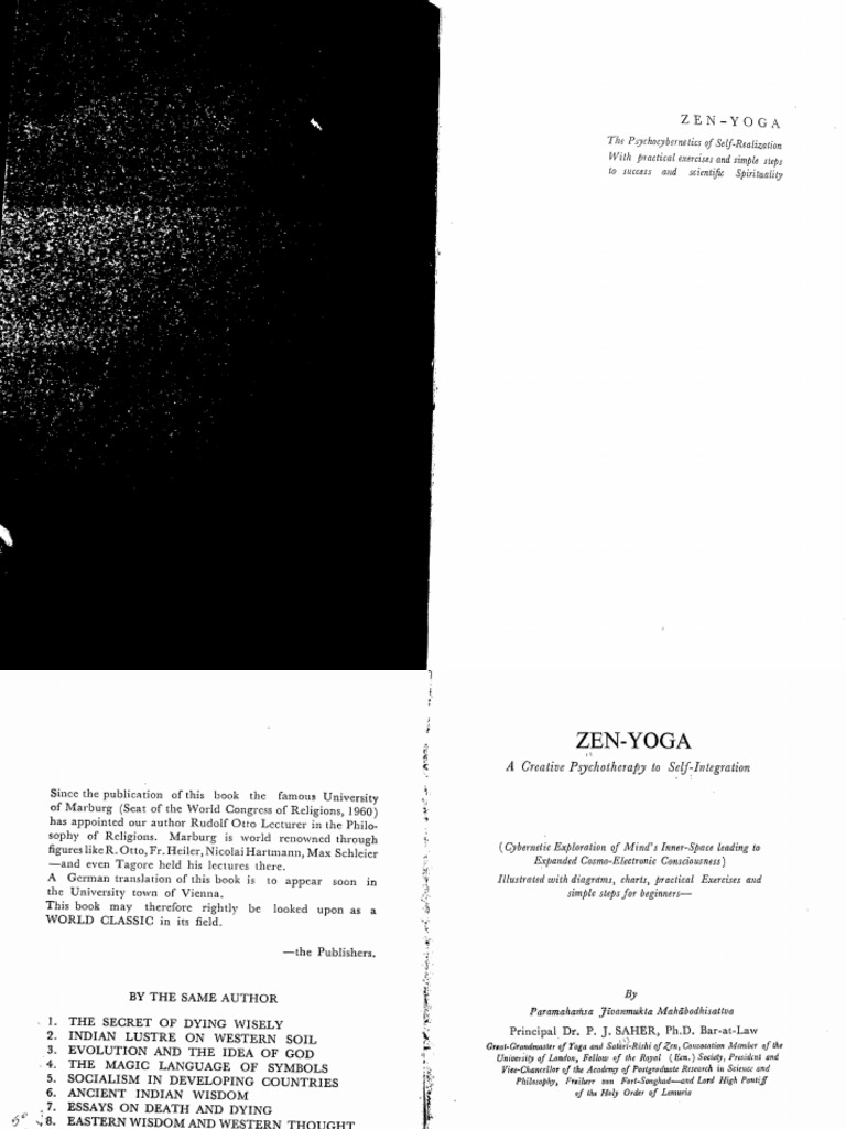 Zen Yoga A Creative Psychotherapy To Self Integration Compress | PDF