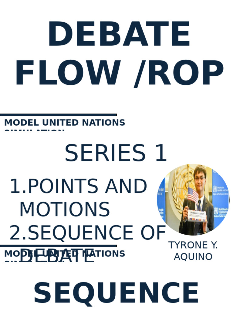 Model United Nations | PDF | Political Law | Parliamentary Procedure