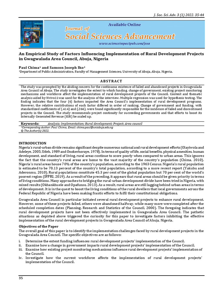 An Empirical Study of Factors Influencing Implemen | PDF | Coefficient ...
