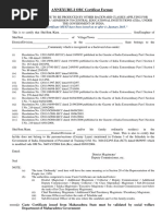 OBC Declaration Form Annexure IV | PDF