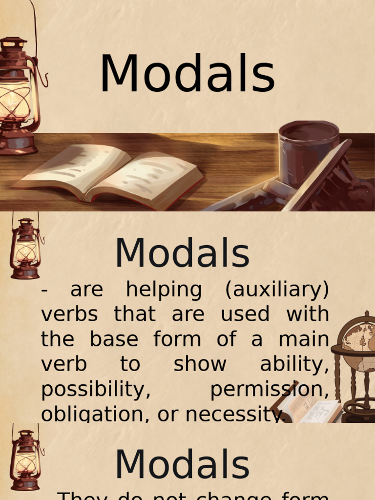 Understanding Modal Verbs and Their Uses | PDF