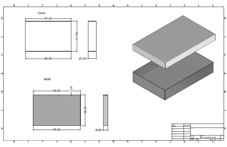 Tray Assembly For 2A | PDF