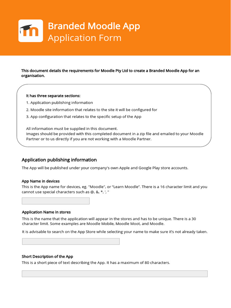 Branded Moodle App Application Requirements | PDF | Mobile App | Google ...