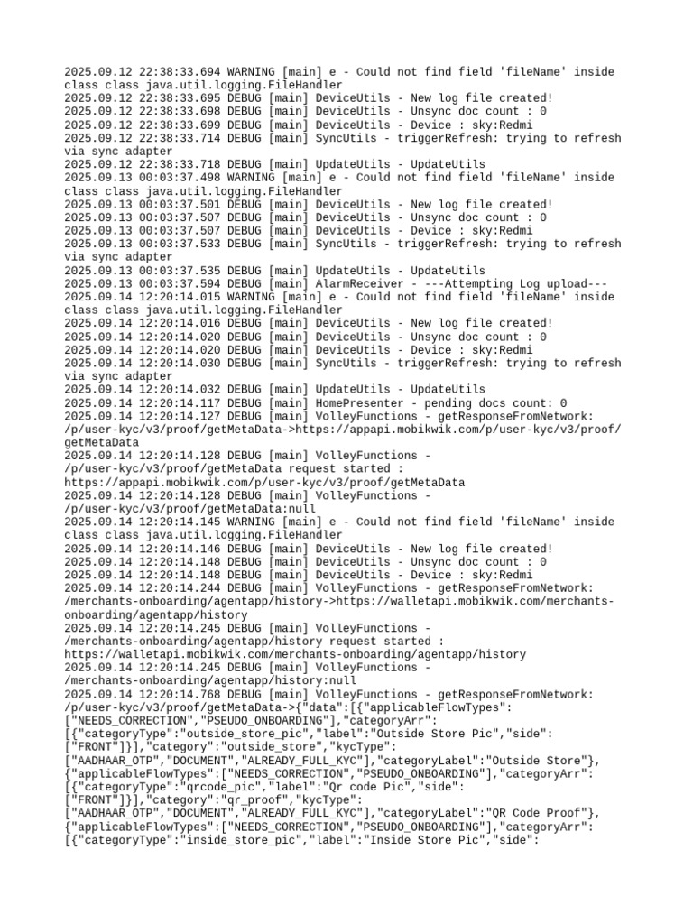 Log File Debugging for Redmi Device | PDF | Authentication | Access Control