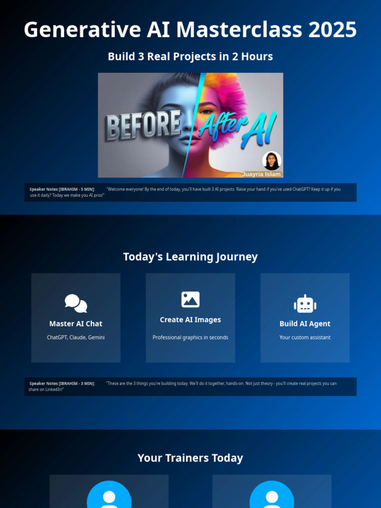 Generative AI Projects Masterclass 2025 | PDF | Artificial Intelligence ...