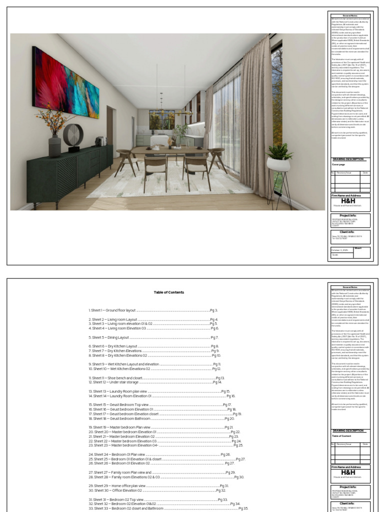 Construction Standards for Residential Projects | PDF | Specification ...