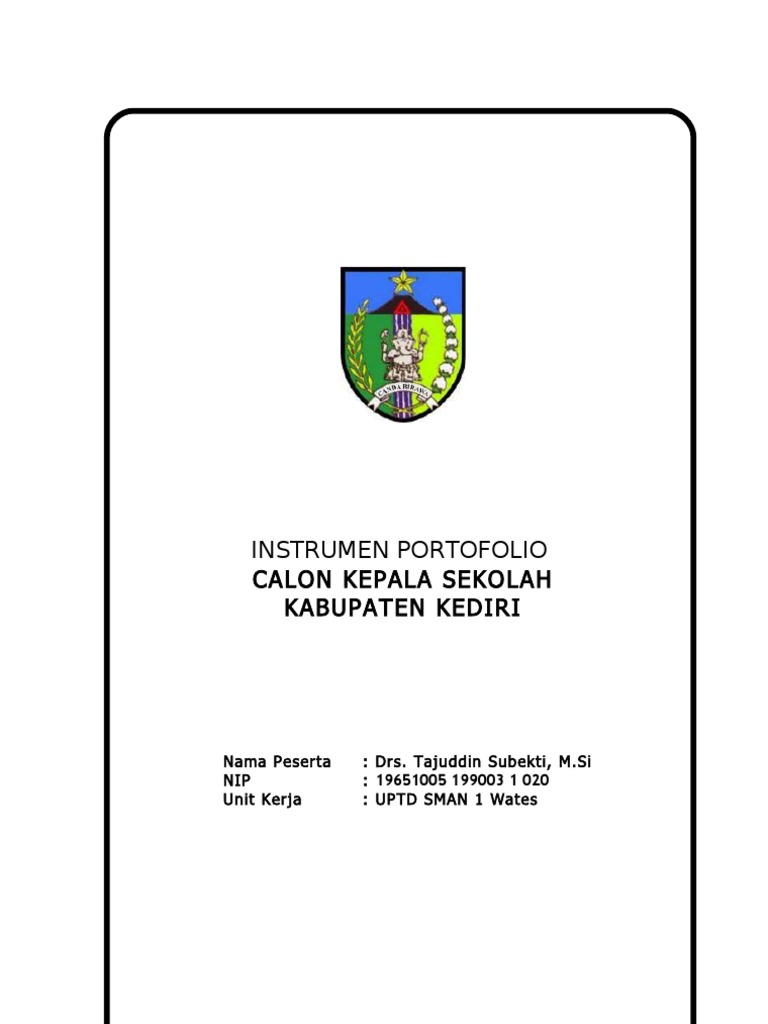 Instrumen Por To Folio Calon Kepsek