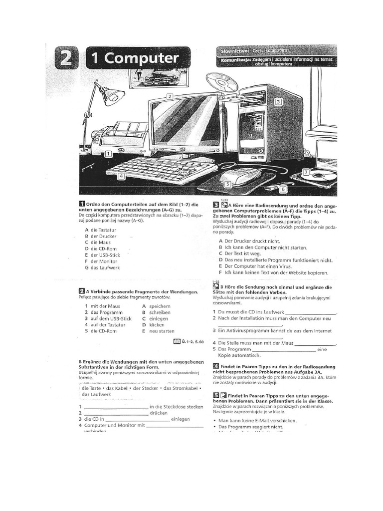Computer 1 Vocabulary | PDF