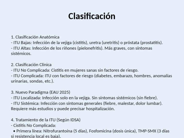 Clasificación y Tratamiento de ITU | PDF