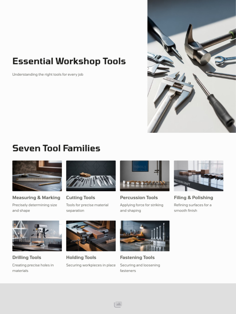 Essential Workshop Tools Guide | PDF | Tools | Metalworking