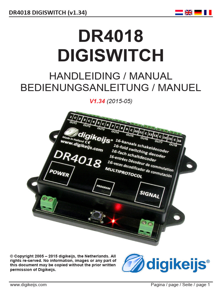 Digikeijs DR4018 | PDF