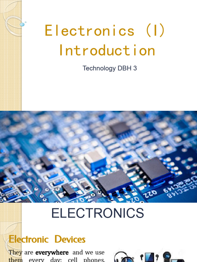 Electronics (I) Introduction | PDF