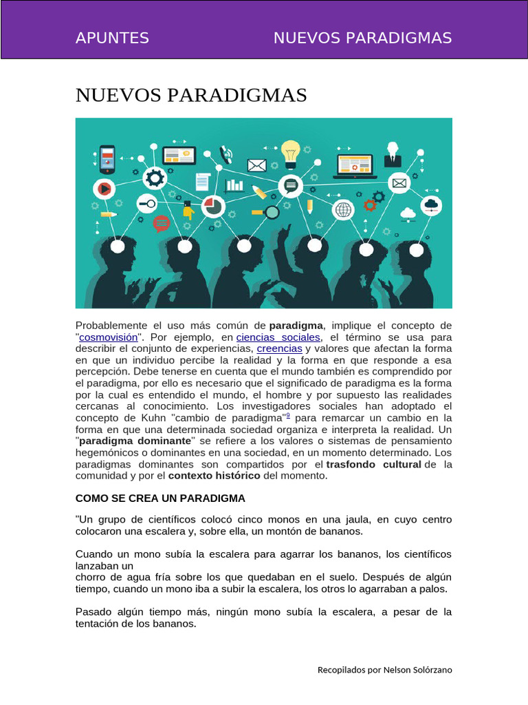 Nuevos Paradigmas en la Realidad Social | PDF | Paradigma | Física