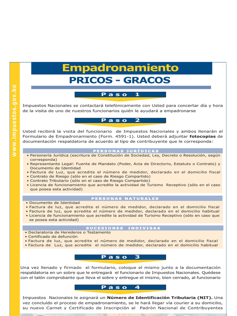03 EMPADRONAMIENTO GRACO LA PAZ | PDF | Factura