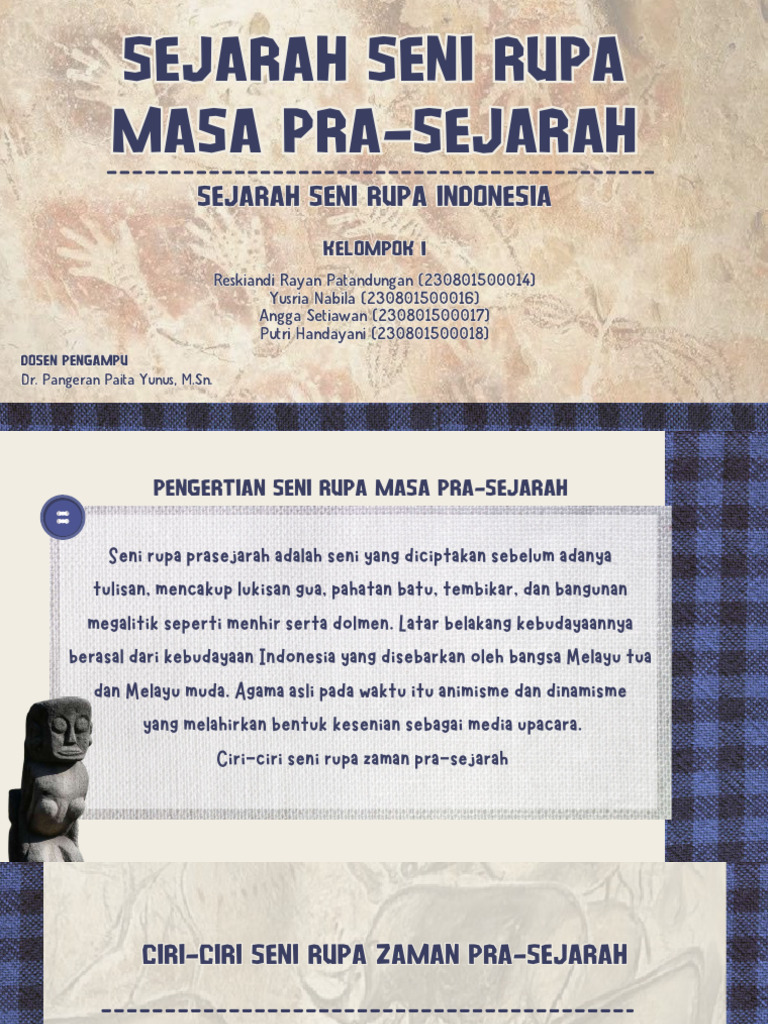Sejarah Seni Rupa Masa Pra-Sejarah | PDF