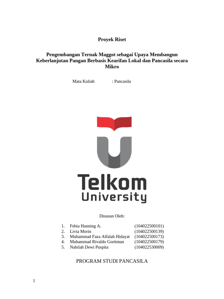 Proyek Riset Pancasila | PDF