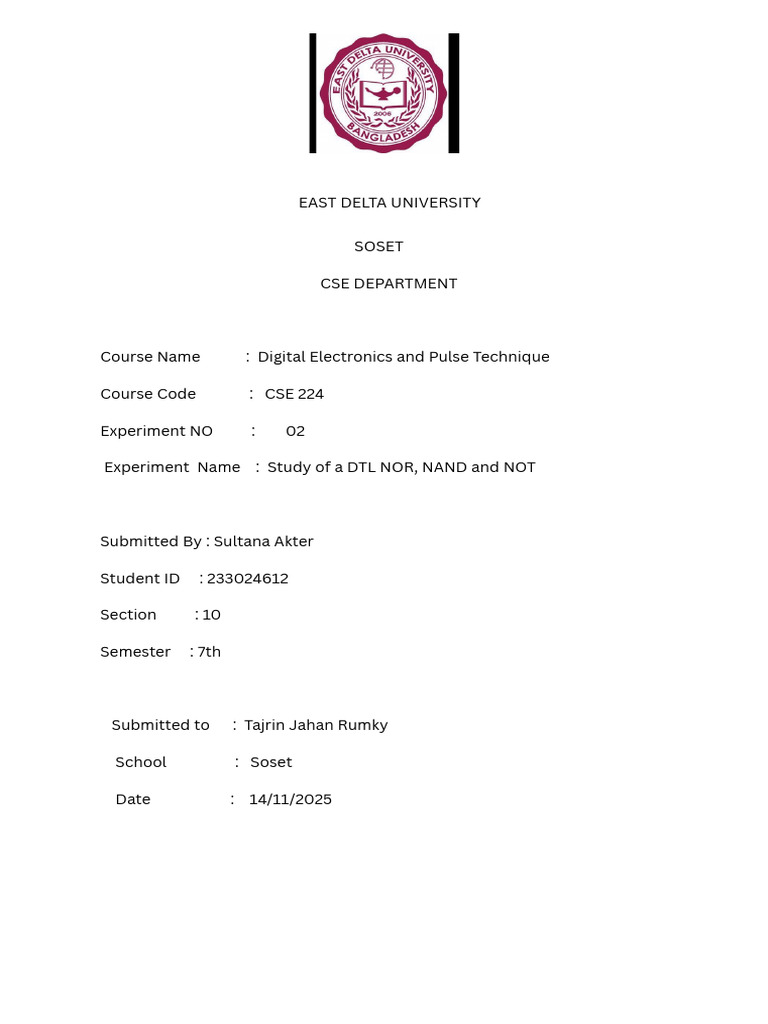 Lab 2 (233024612 Sec 10) | PDF