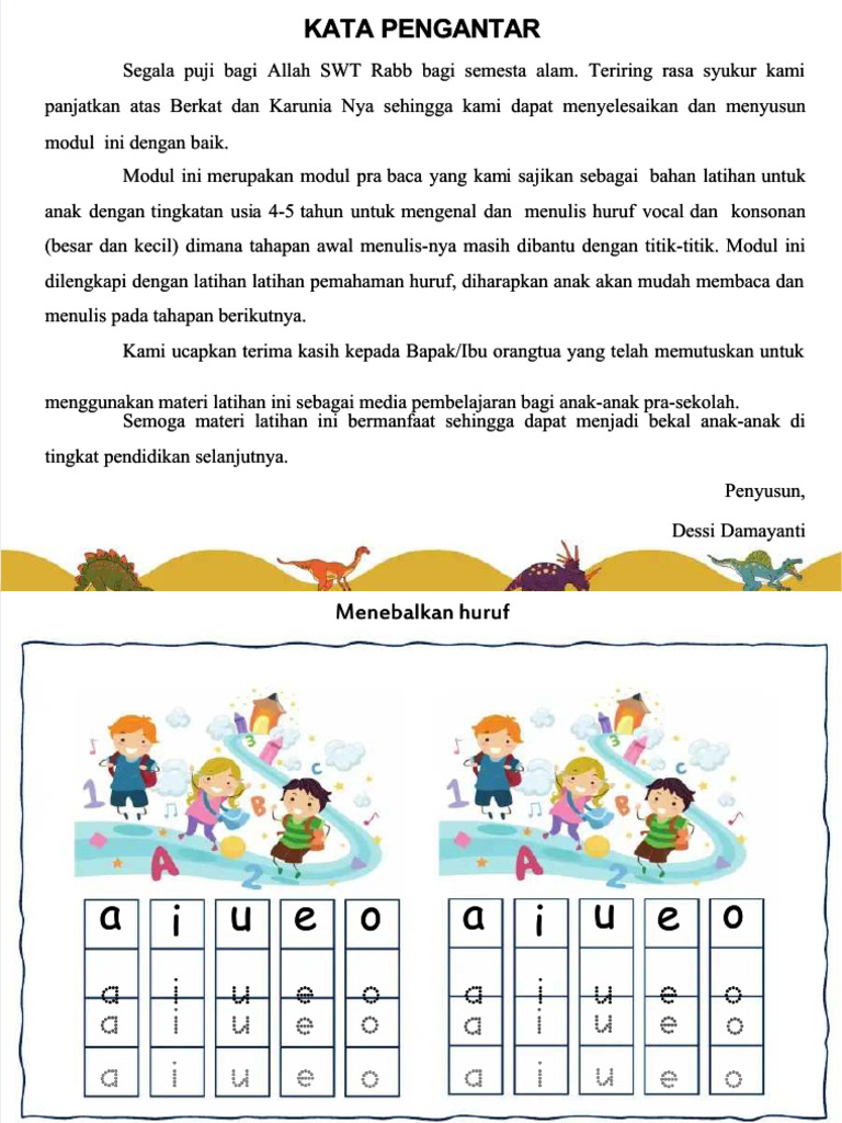 PDF Modul Baca Pra Baca Level 1 Compress | PDF