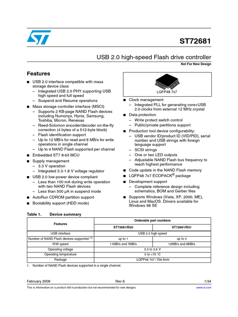 CD 00055081 | PDF | Flash Memory | Computer Data Storage