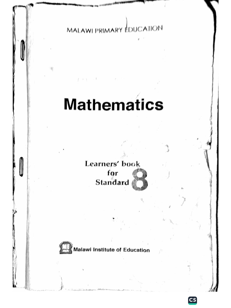 STD 8 Mathematics LB | PDF