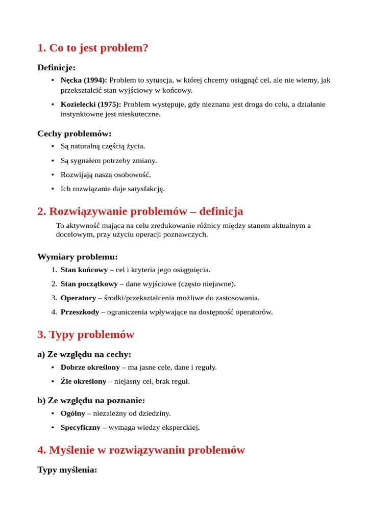 Rozwiązywanie Problemów | PDF