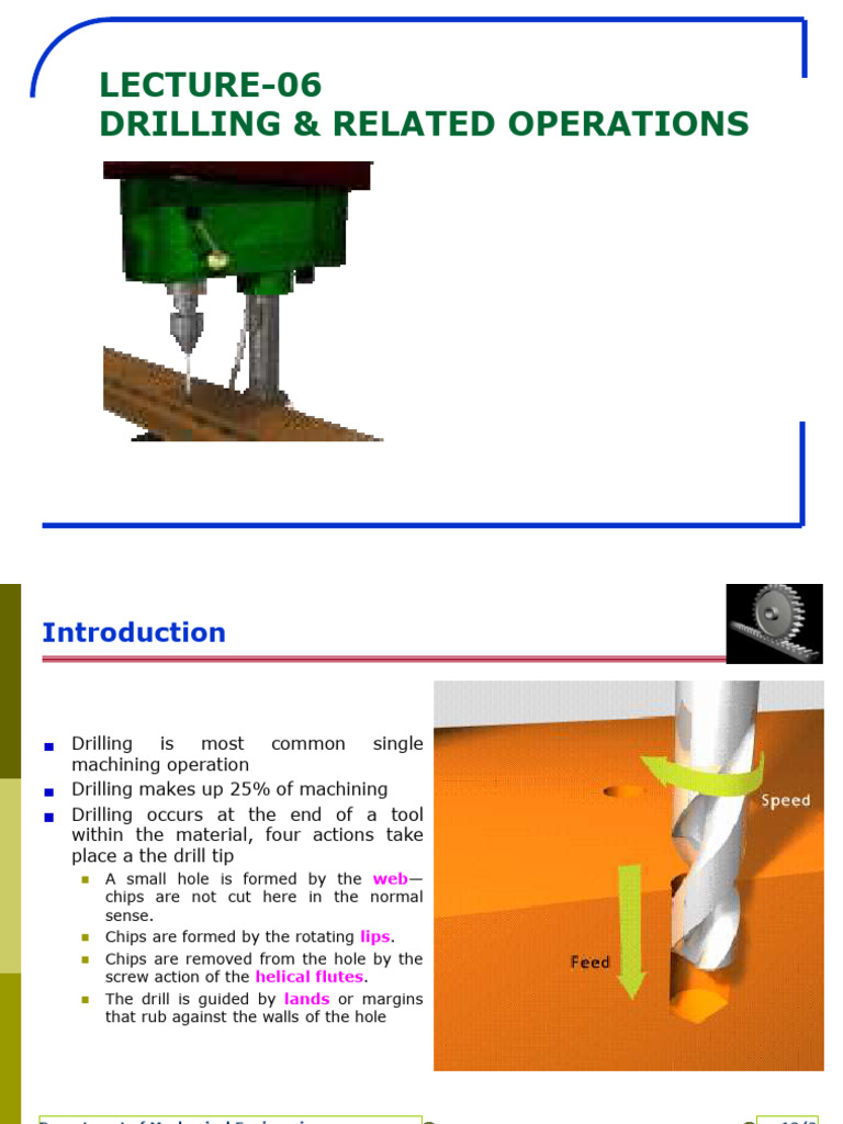 Drilling Operations Overview | PDF | Drill | Drilling