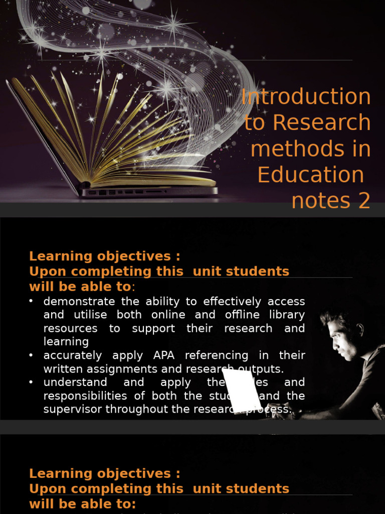 Research Methods in Education Overview | PDF | Academic Publishing ...