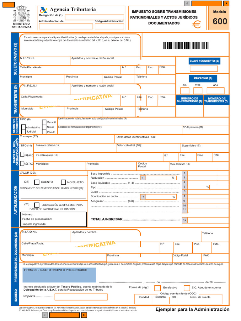 Instrucciones para el Modelo 600 | PDF