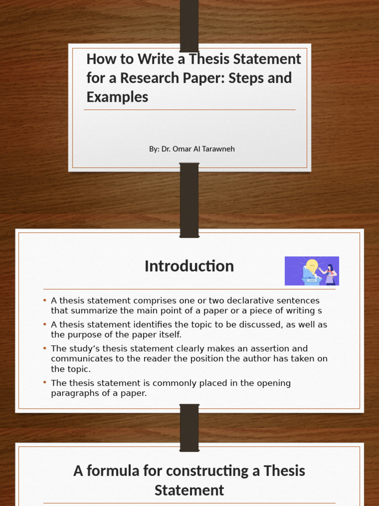 How To Write A Thesis Statement 25-08-22 | PDF | Quantitative Research ...