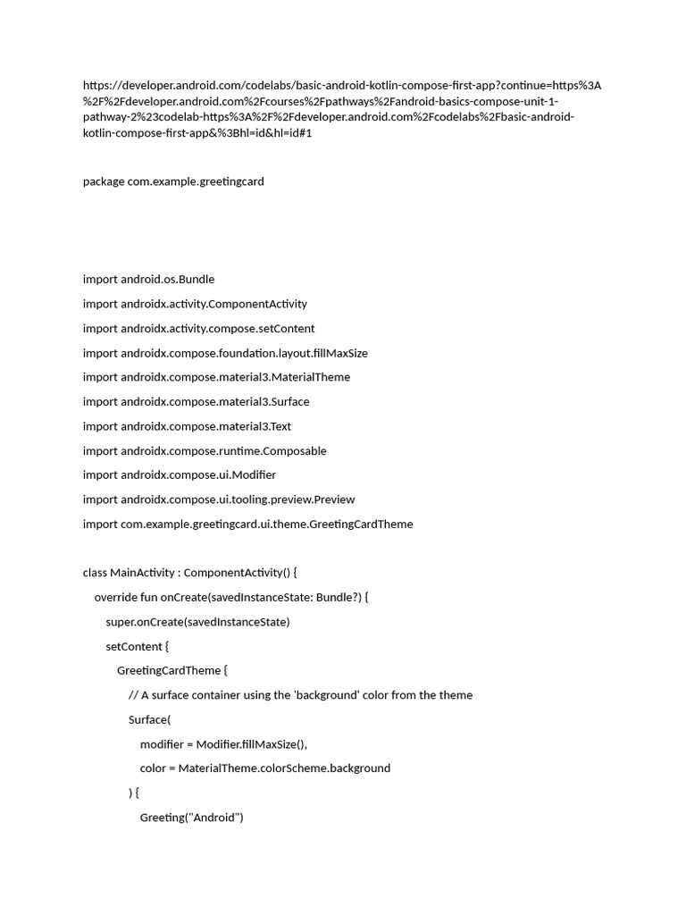 Build Your First Android App with Compose | PDF | Embedded Linux ...