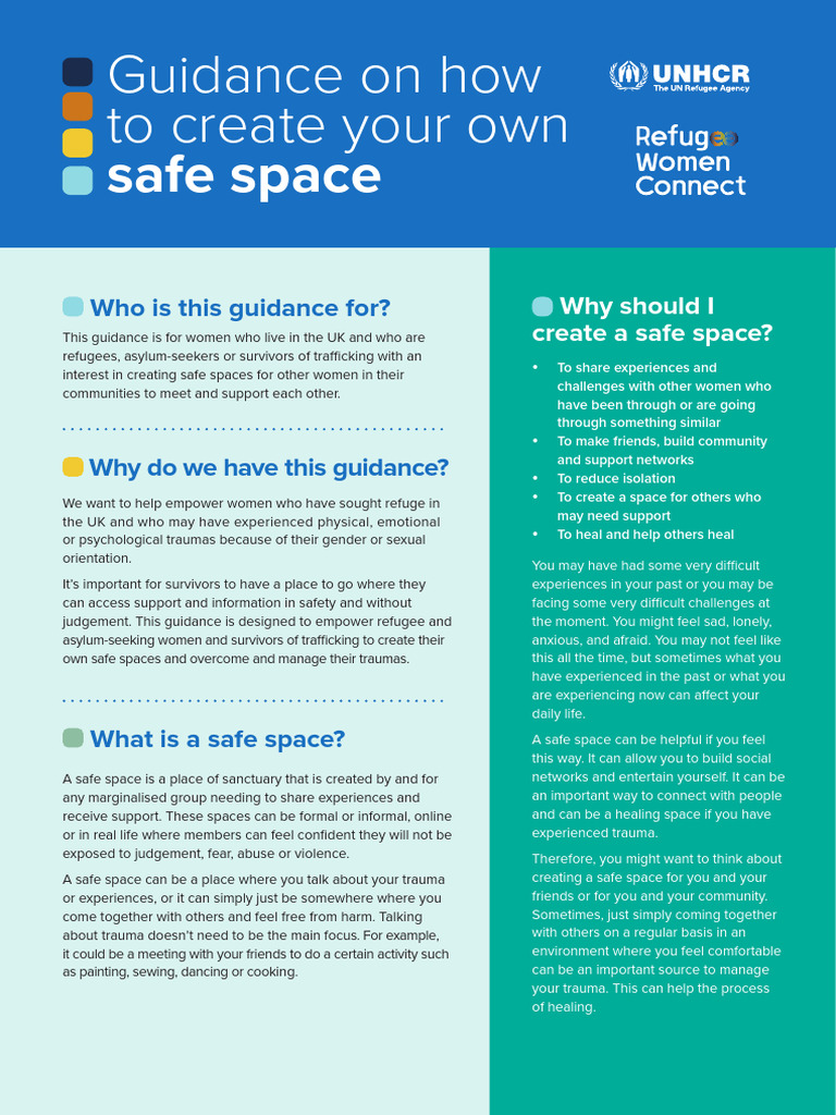 Creating Safe Spaces for Women | PDF | Psychological Trauma | Child Care