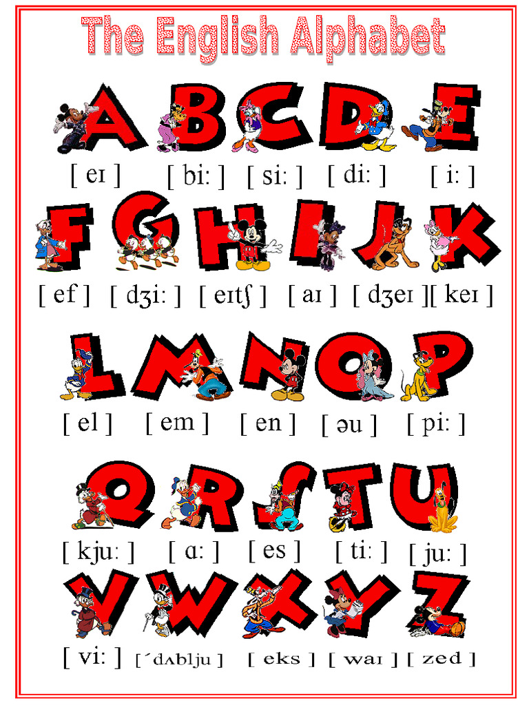 The English Alphabet | PDF