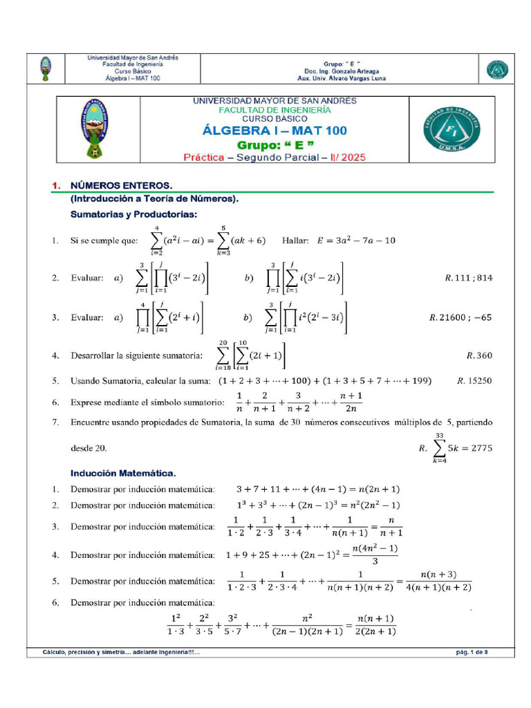Practica Auxiliatura 2P | PDF