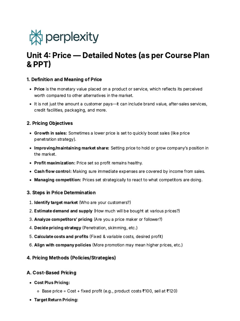 Comprehensive Guide to Pricing Strategies | PDF | Pricing | Prices